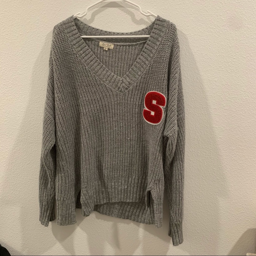 Stanford “S” V-neck Sweater